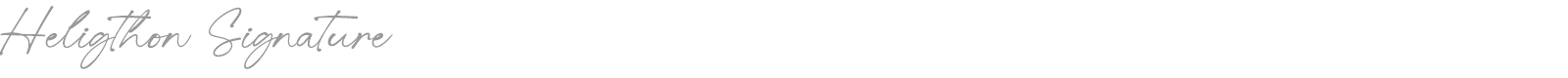 Heligthon Signature font preview